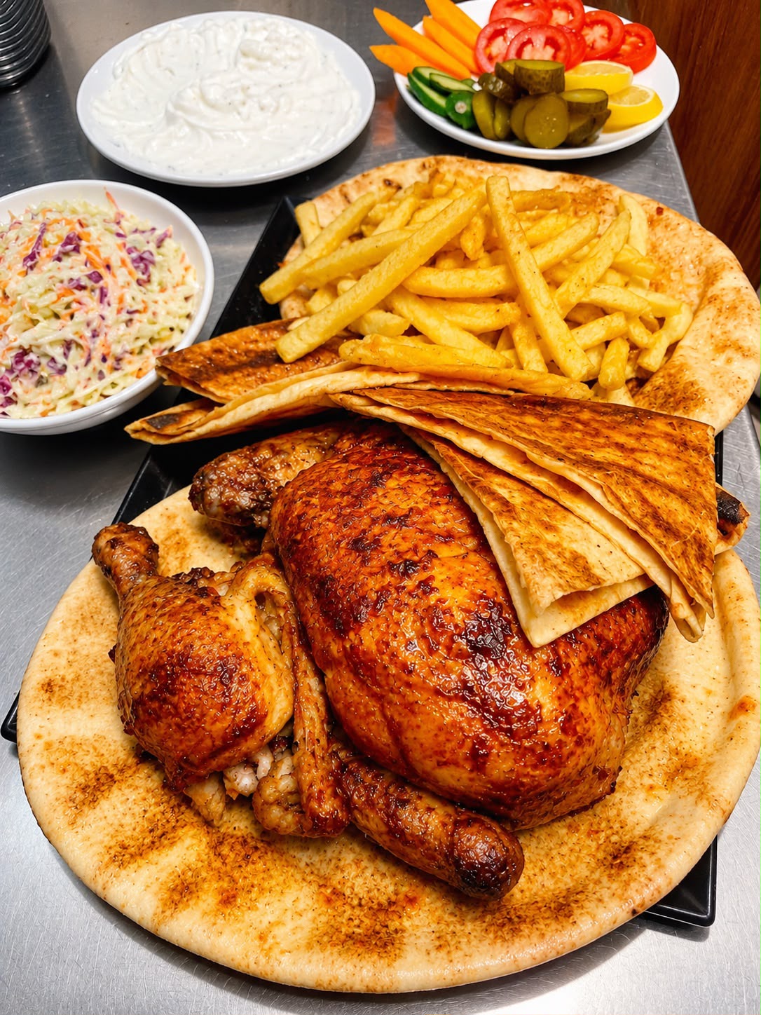 Grilled Chicken Halb