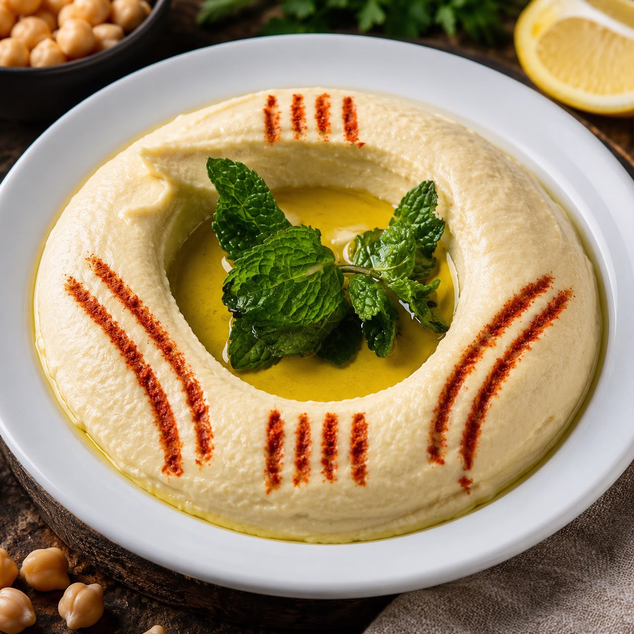 Hummus Chickpea Cream (Vegan)